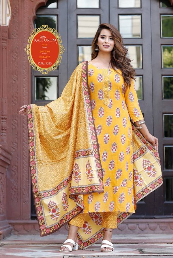 Sakhi 6 Festive Casual Wear Designer Cotton Salwar Suit Ready Made Collection
